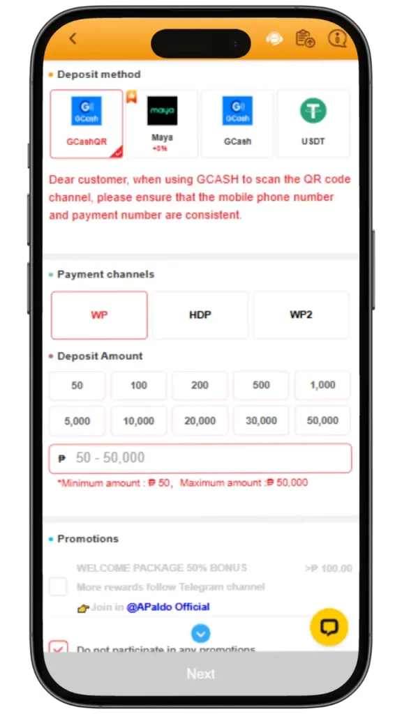 Apaldo Deposit Guide